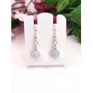 Natural Aquamarine Earrings - 8mm